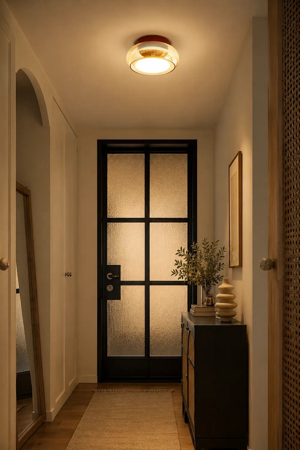 Vintage Small Acrylic LED Ceiling Light - Lumpaz