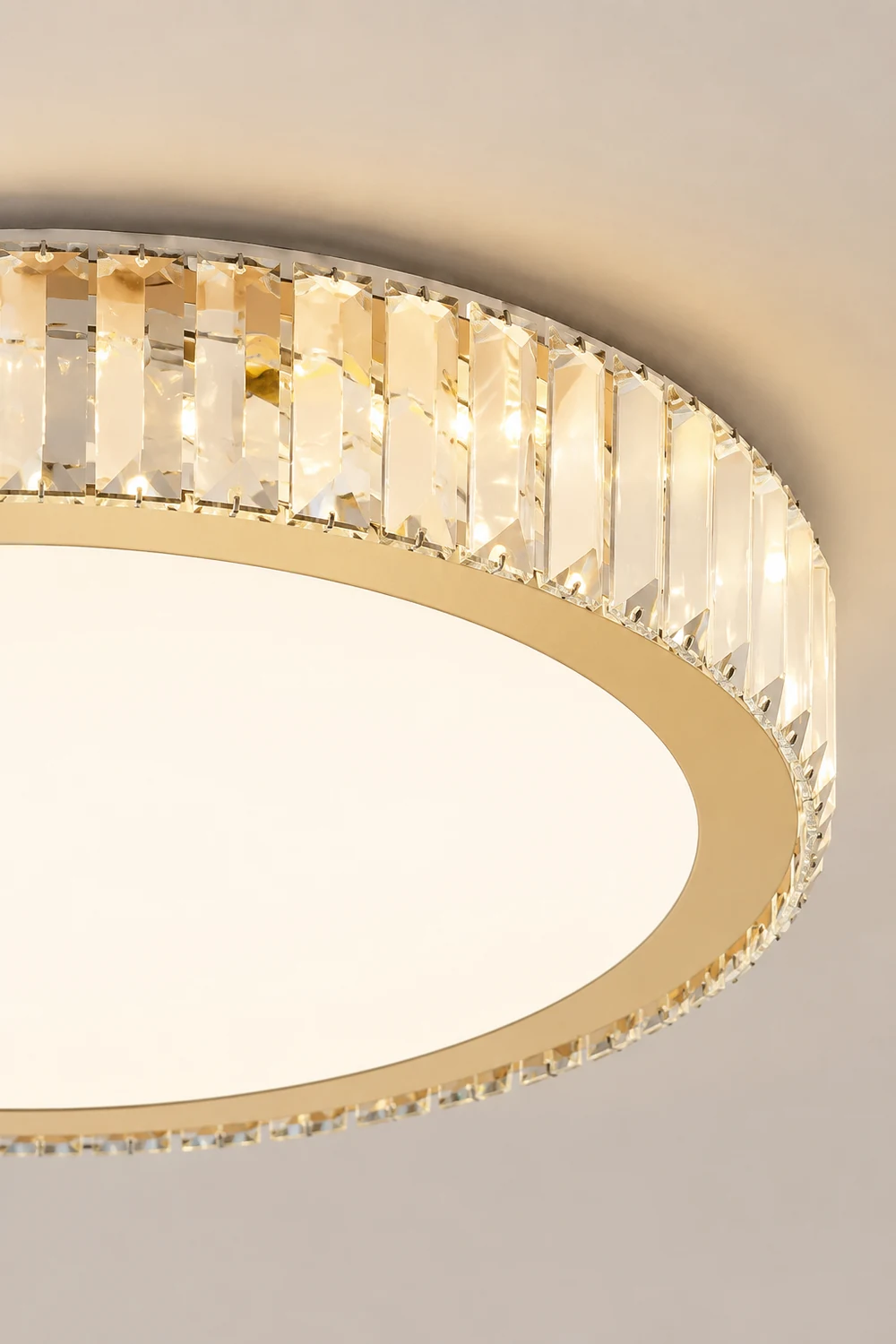 Round Crystal Ceiling Lamp - Lumpaz