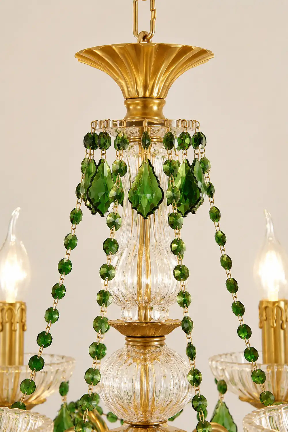Magdalena Brass Chandelier - Lumpaz