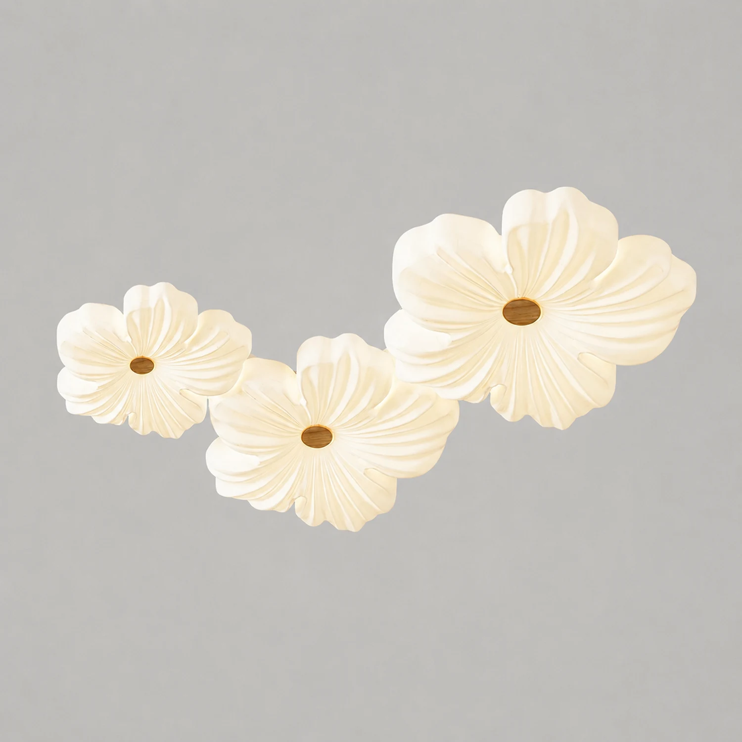 Cream Flower Ceiling Lamp - Lumpaz