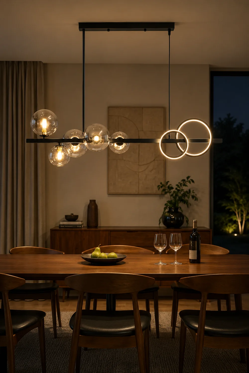 Bubi Glass Chandelier - Lumpaz