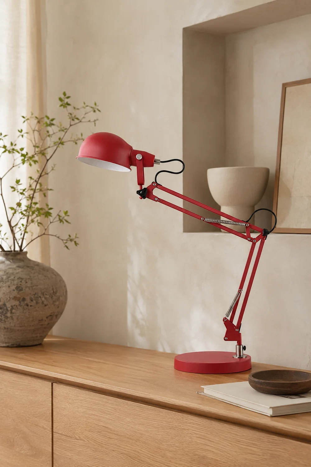 Kaiser Red Table Lamp - Lumpaz