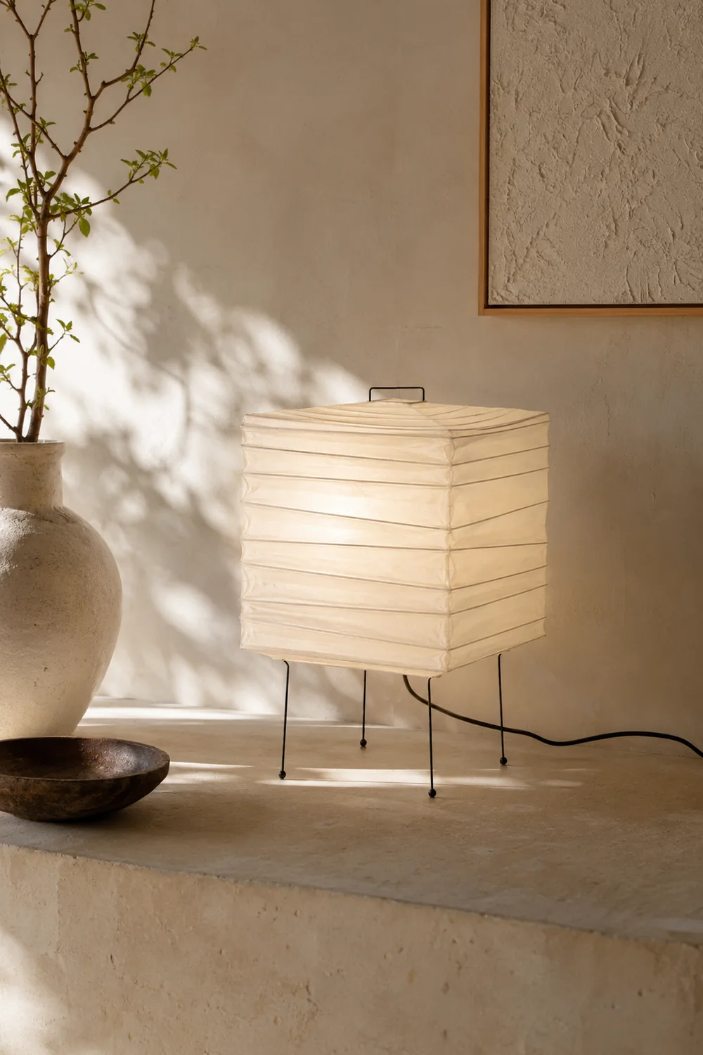 Washi Paper 3X Table Lamp - Lumpaz