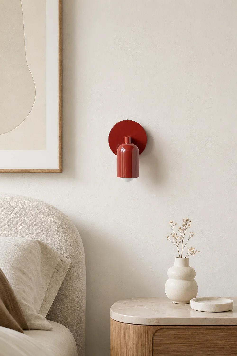 Simple Modern Small Stained Wall Sconce - Lumpaz
