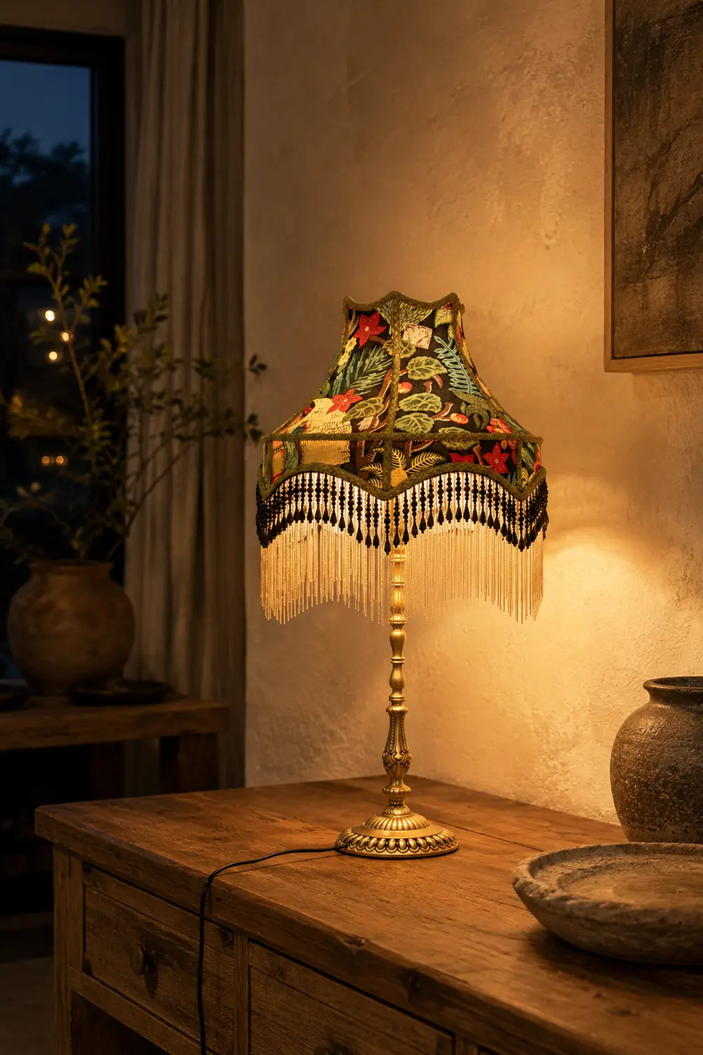Retro Peony Table Light - Lumpaz