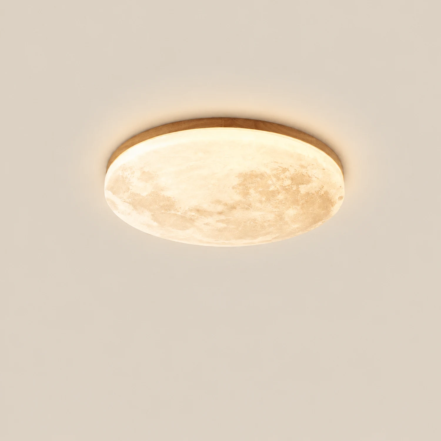 Creative Round Moon LED Ceiling Light - Lumpaz