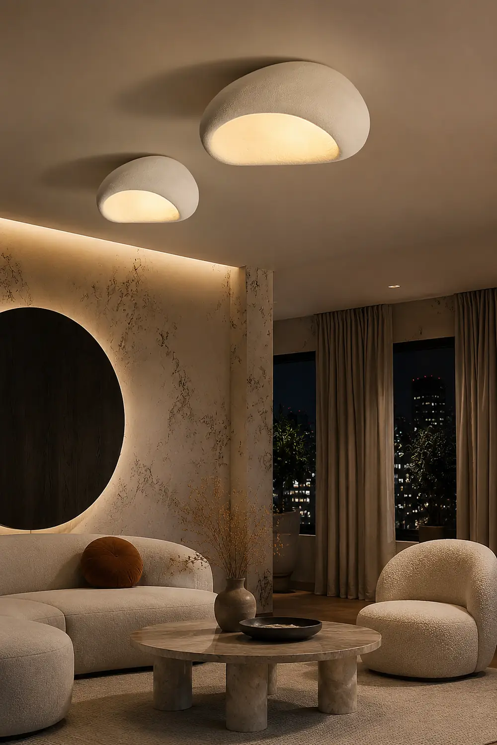 Khmara Clouds Ceiling Lamp - Lumpaz