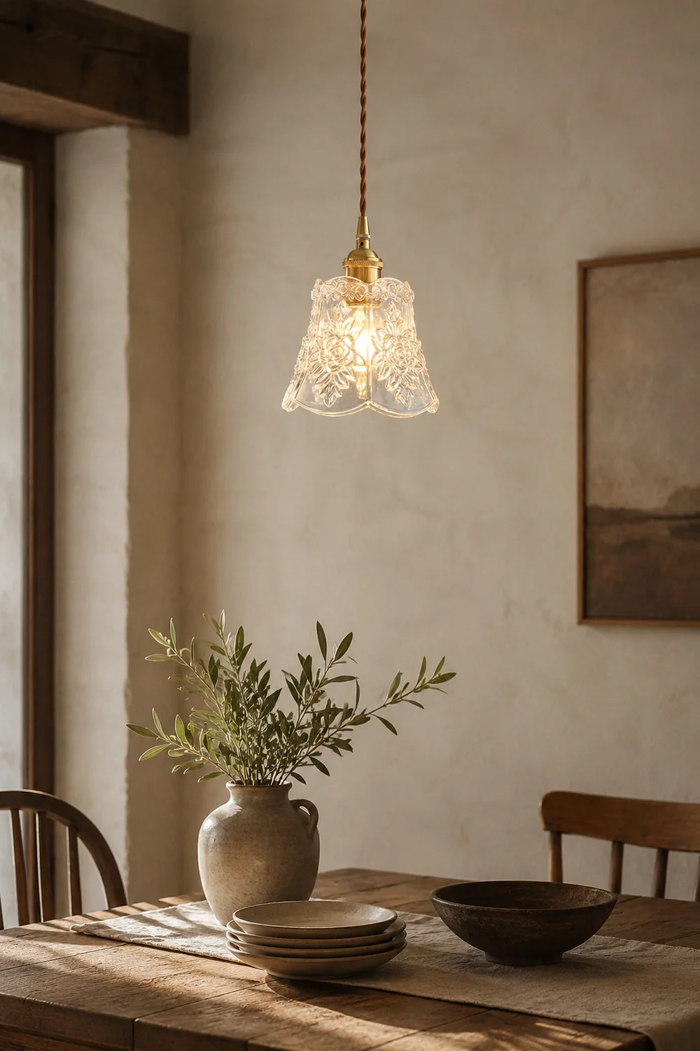 Flower Glass Pendant Lamp - Lumpaz