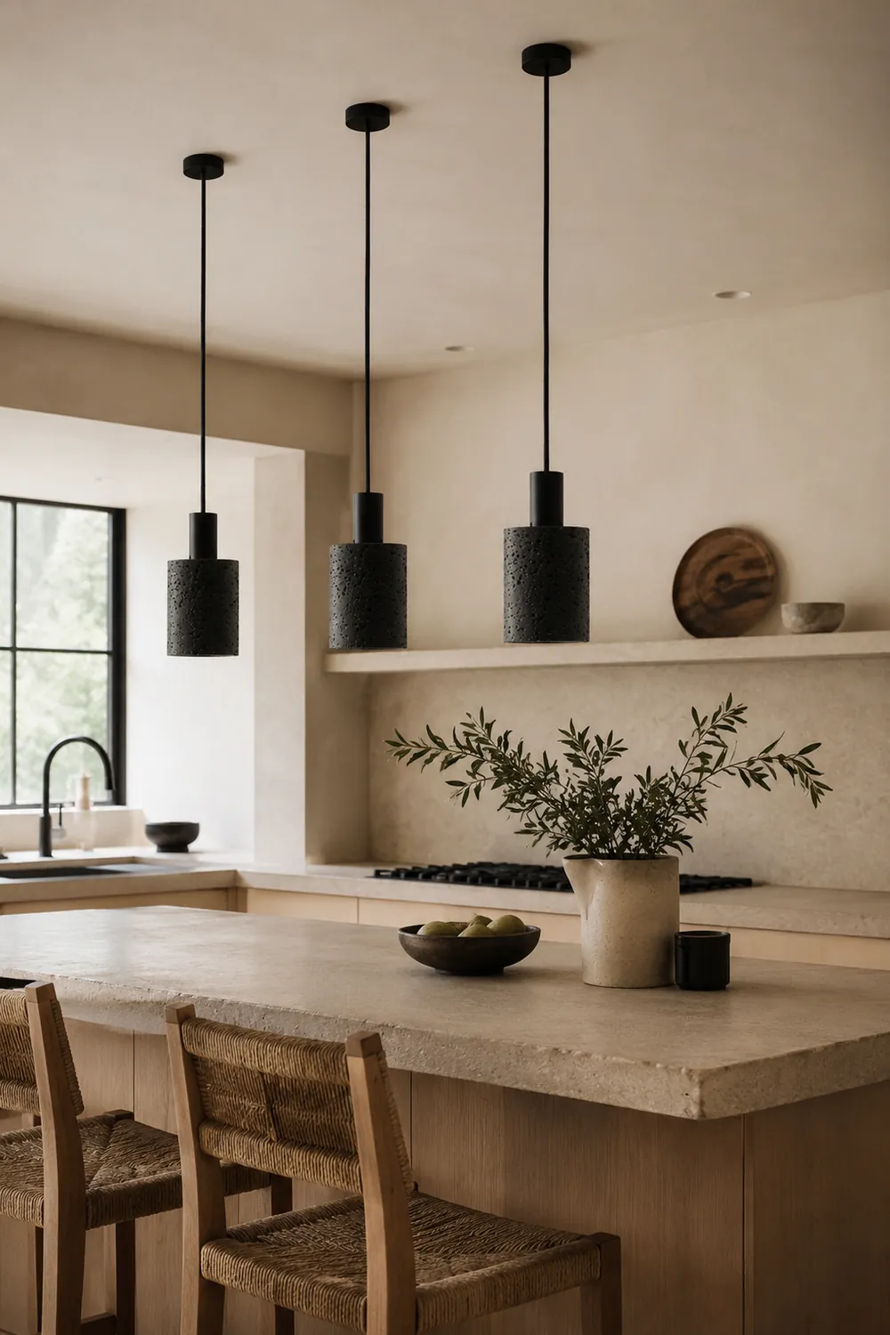 N Stone Pendant Lamp - Lumpaz