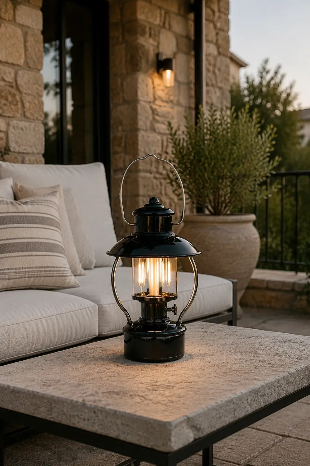 N80 Lantern Outdoor Table Lamp - Lumpaz