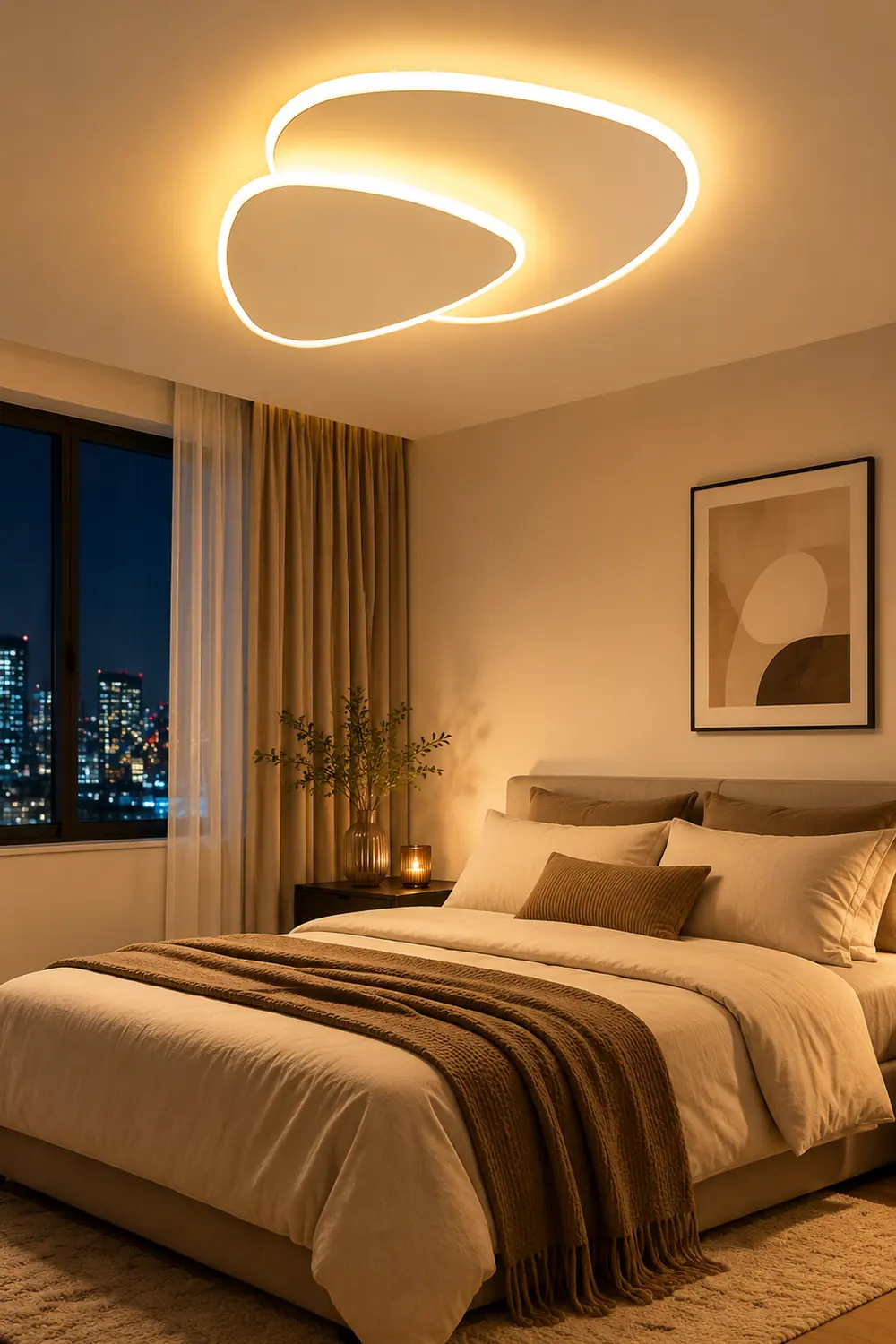 Nordic Geometry LED Acrylic Ceiling Light - Lumpaz