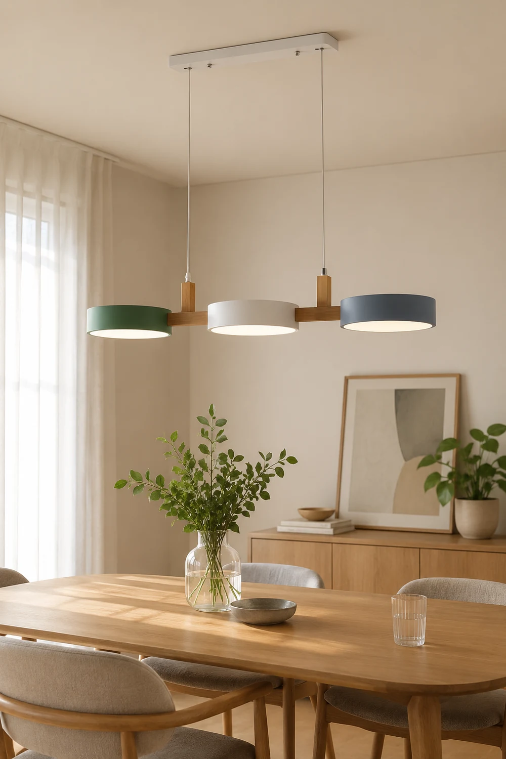 Modern Three Heads Creative Pendant Light - Lumpaz