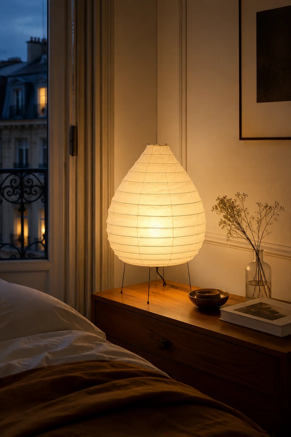 Washi Paper 22N Table Lamp - Lumpaz