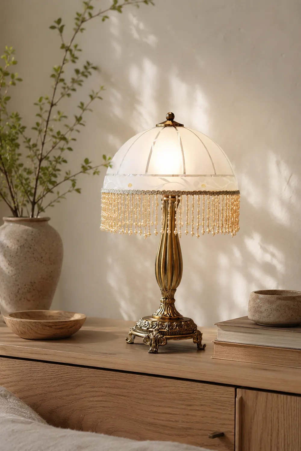Tassel Flower Table Lamp - Lumpaz