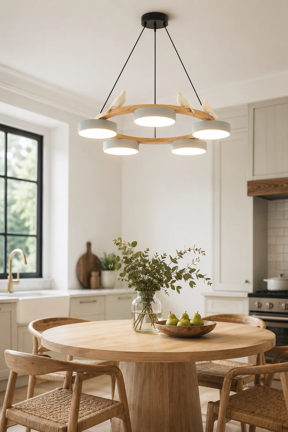 Sienna Bird Round Chandelier - Lumpaz