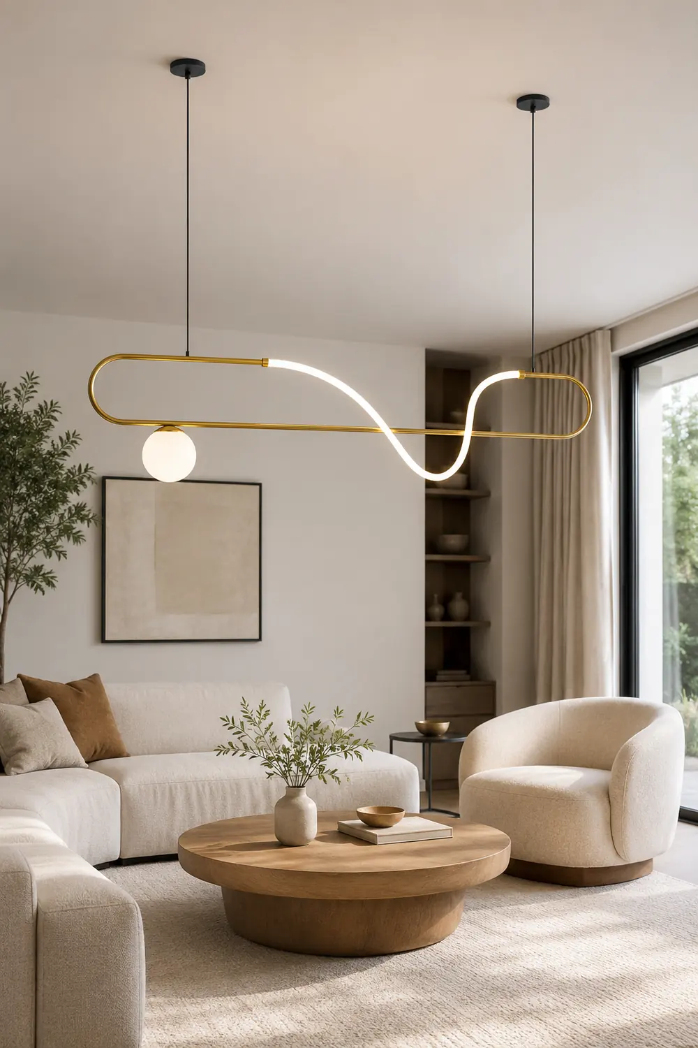 Kulgony Linear Chandelier - Lumpaz