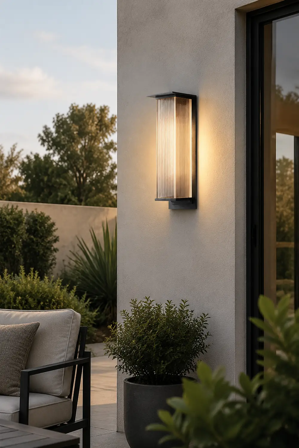 Oleron Box Outdoor Wall Lamp - Lumpaz
