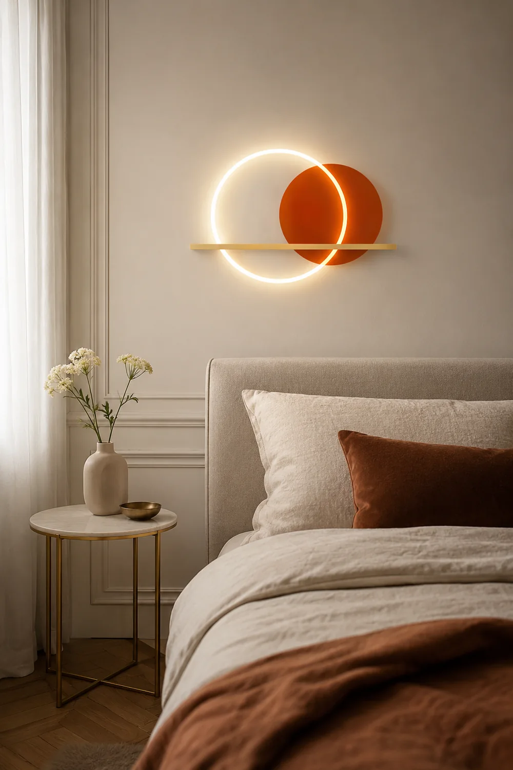 Round Cut Wall Lamp - Lumpaz