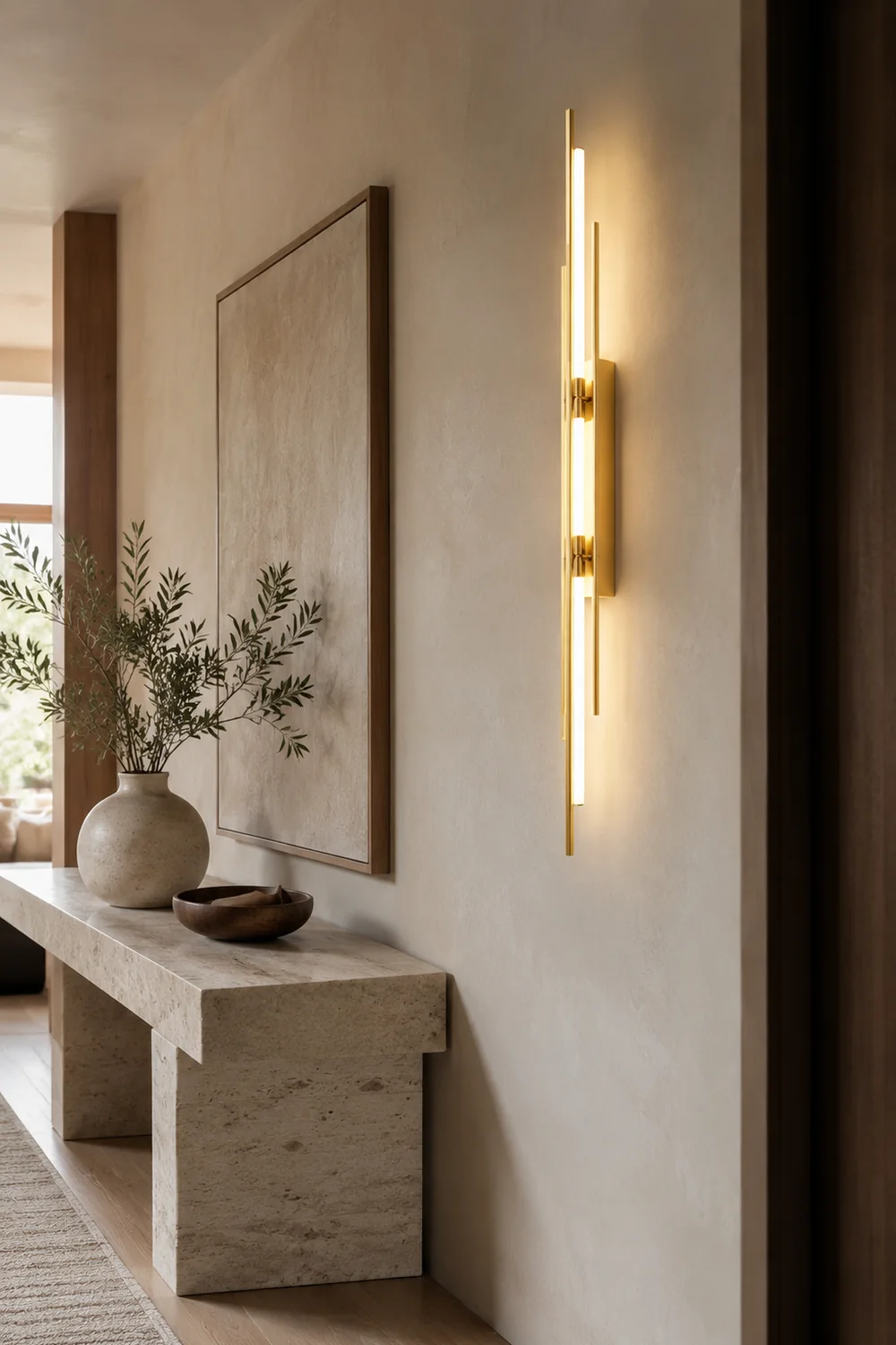 Brass Line Wall Lamp - Lumpaz