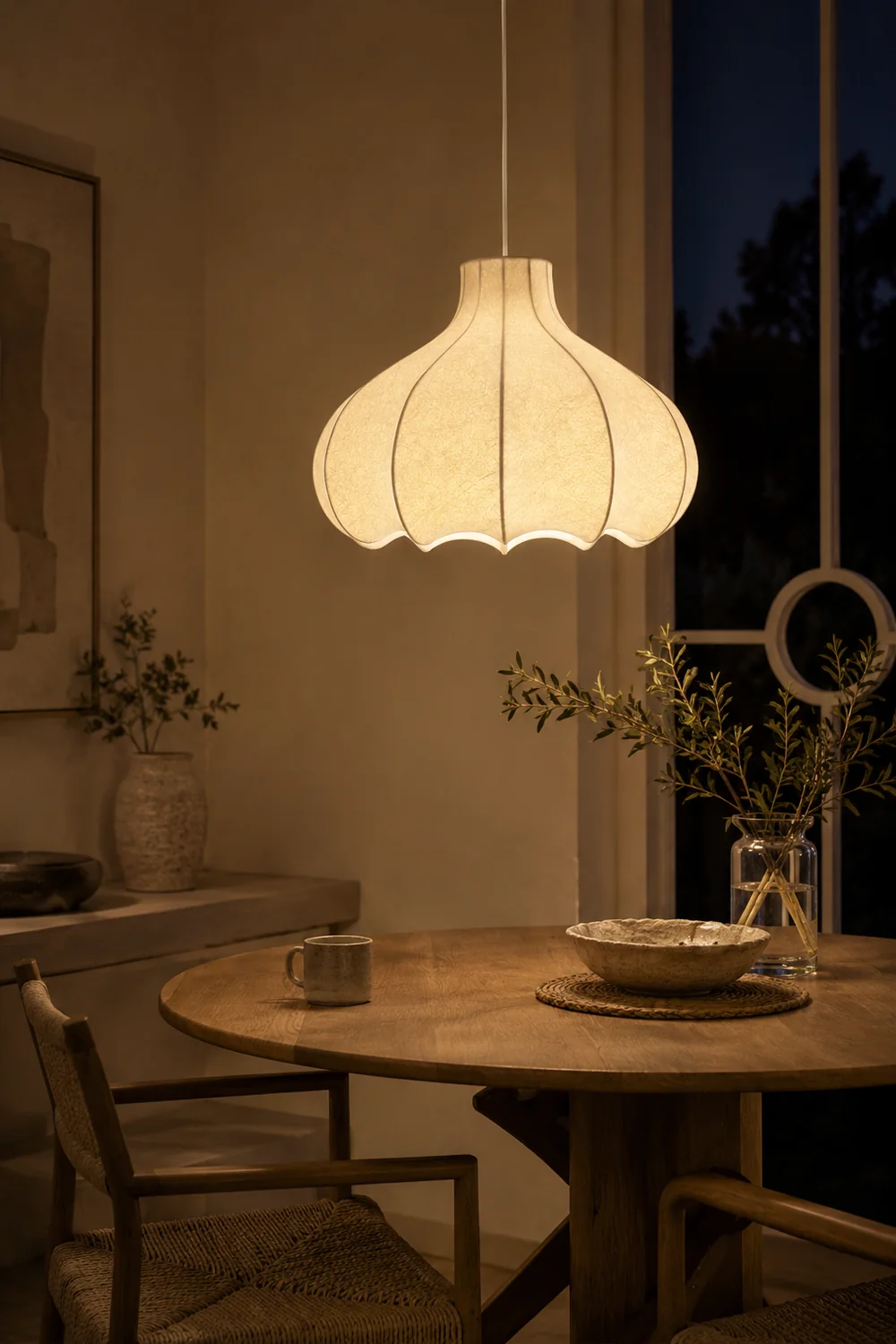 Cocoon Silk Pendant Lamp - Lumpaz
