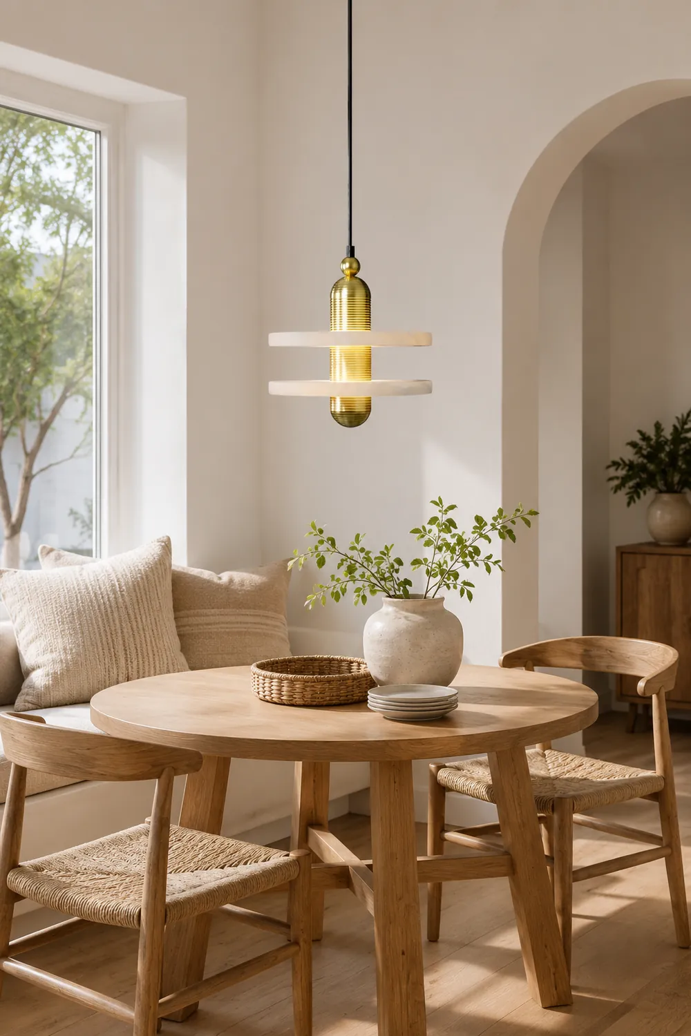 Alabaster Planes Pendant Lamp - Lumpaz