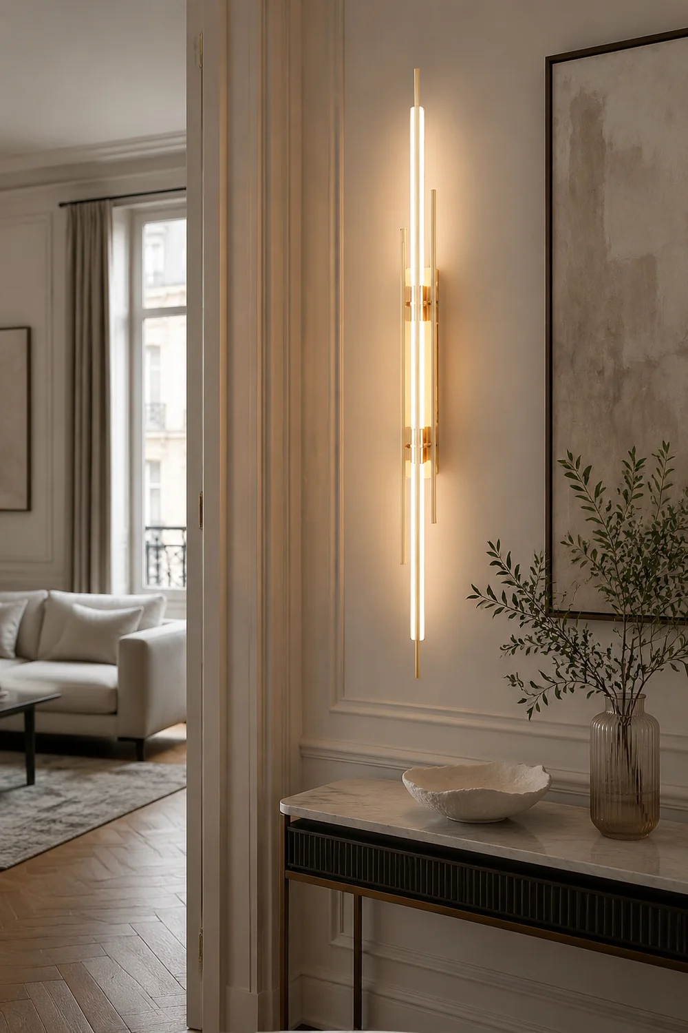 Brass Line Wall Lamp - Lumpaz