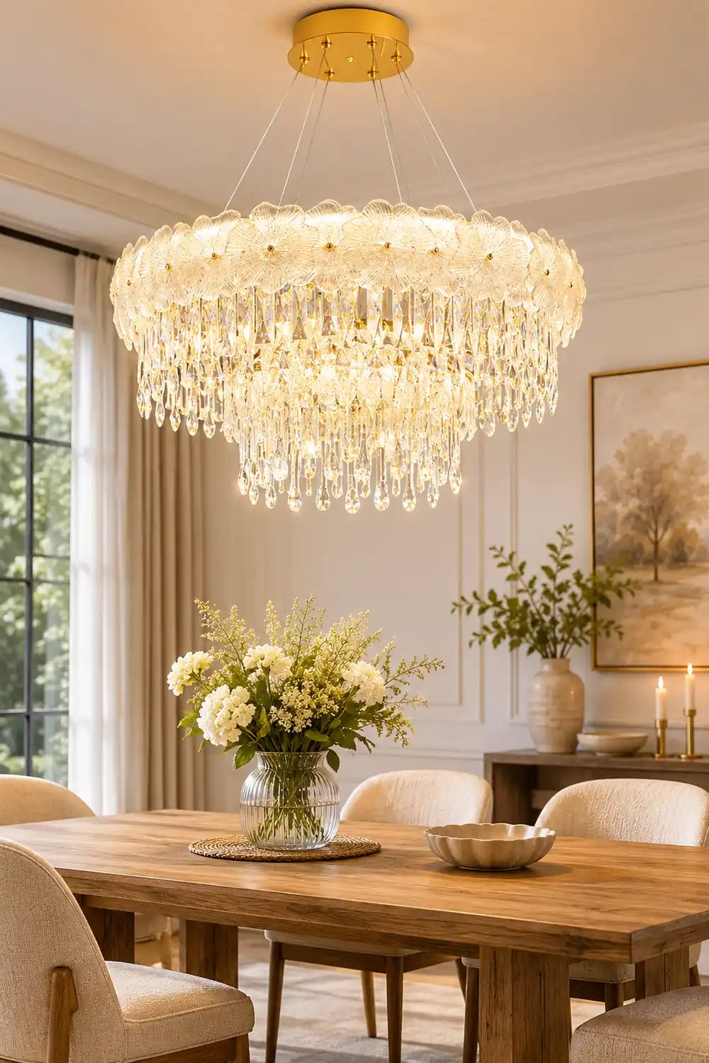 Atlas Crystal Chandelier - Lumpaz