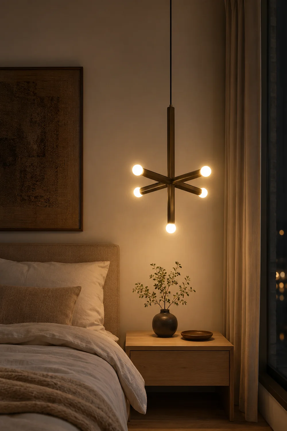 Brass Union Pendant Lamp - Lumpaz