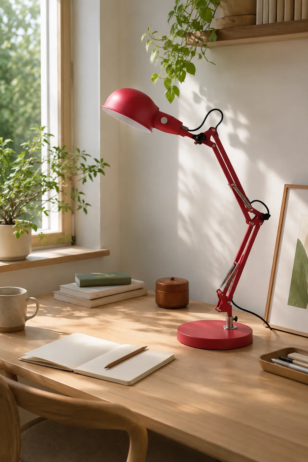 Kaiser Red Table Lamp - Lumpaz