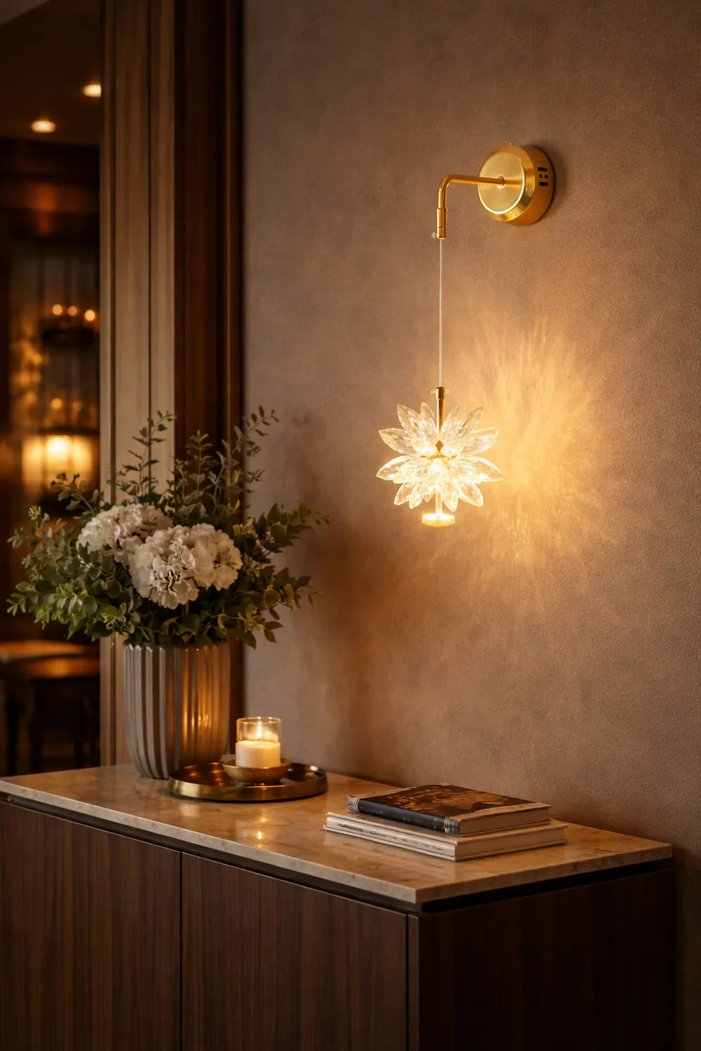 Glam Flower Wall Lamp - Lumpaz