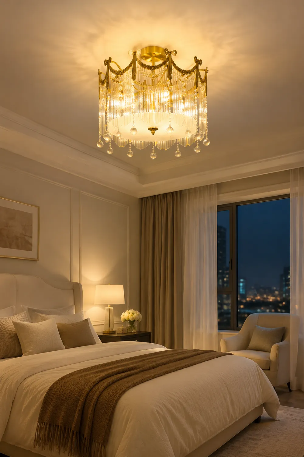 Palace Water Drop Ceiling Lamp - Lumpaz