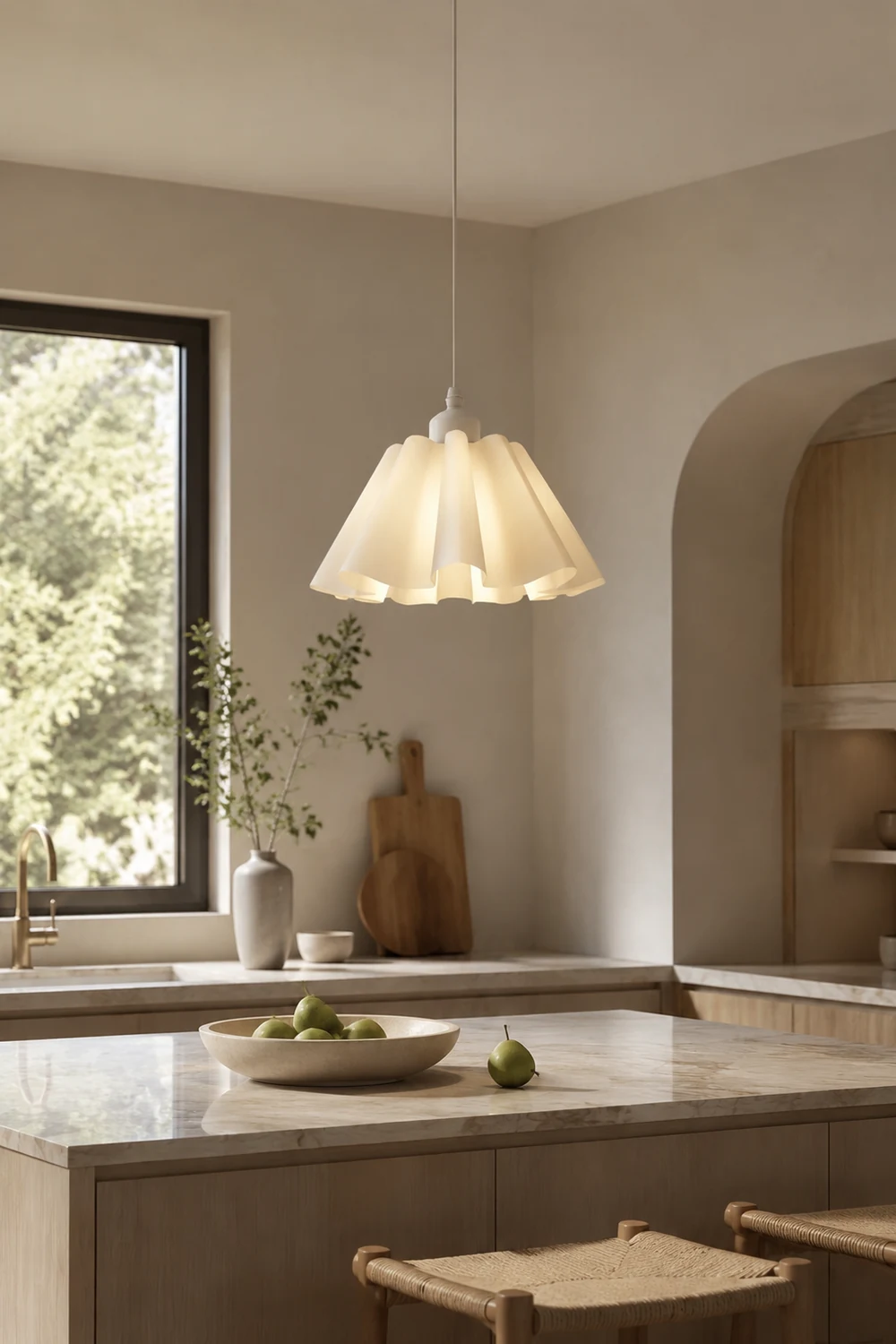 Danish Pleated Pendant Lamp - Lumpaz