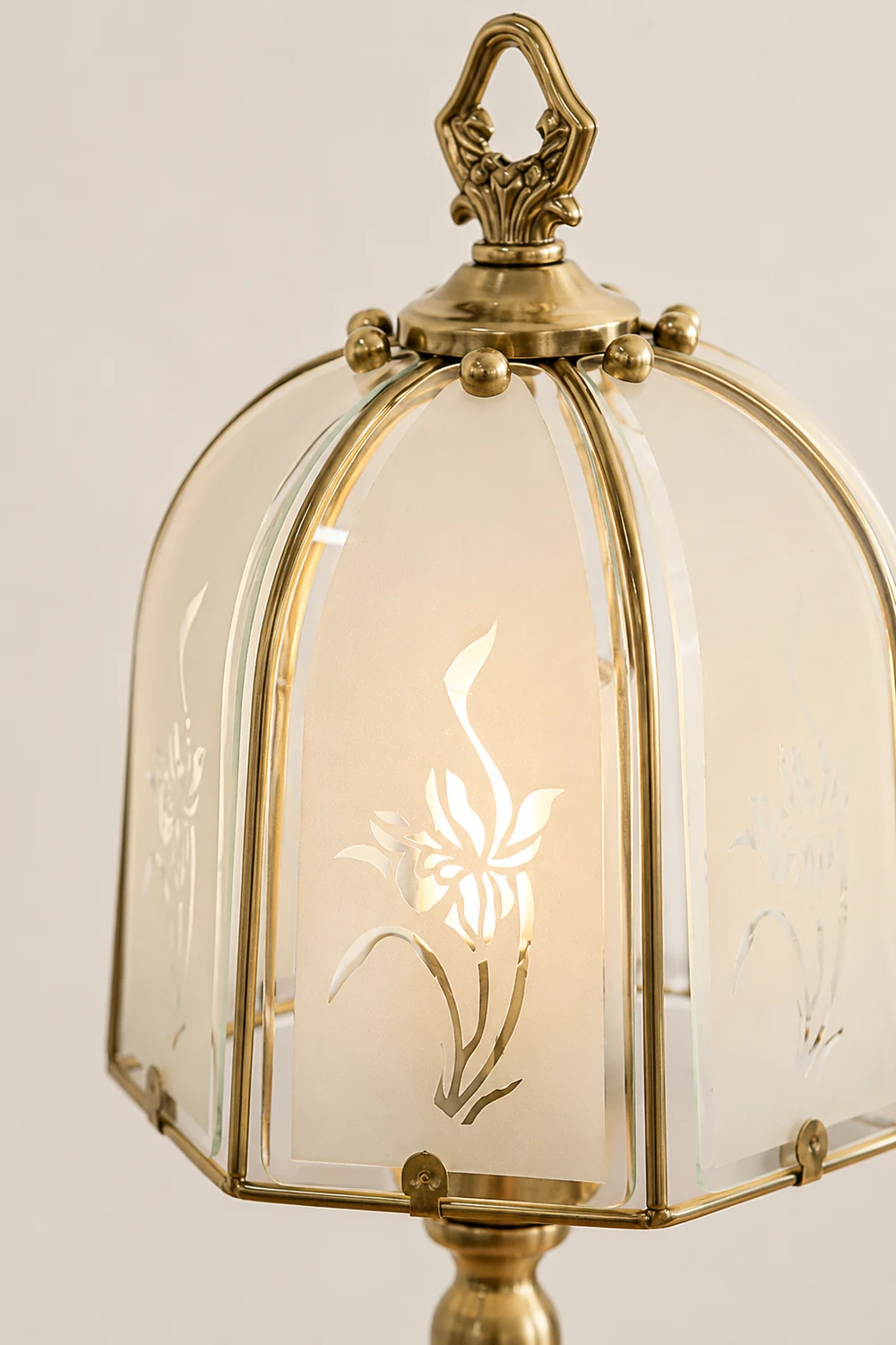 Orchid Glass Table Lamp - Lumpaz