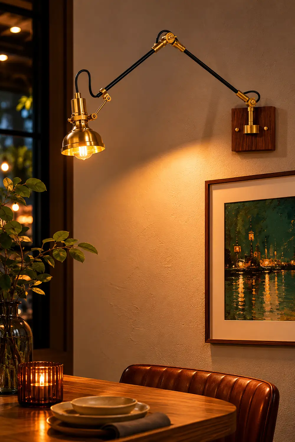 Kane Swing Arm Wall Lamp - Lumpaz