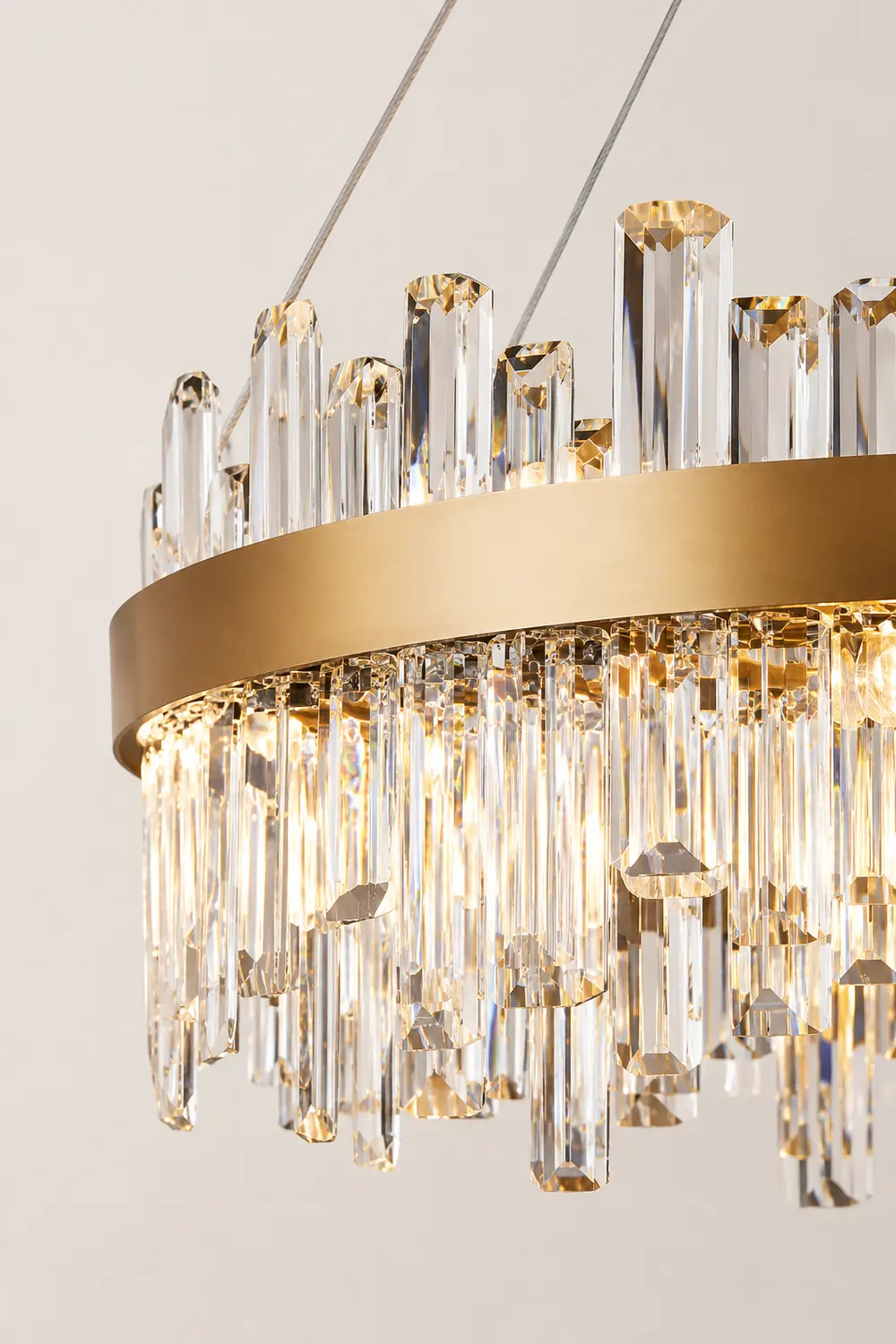 Crystal Statement Chandelier - Lumpaz