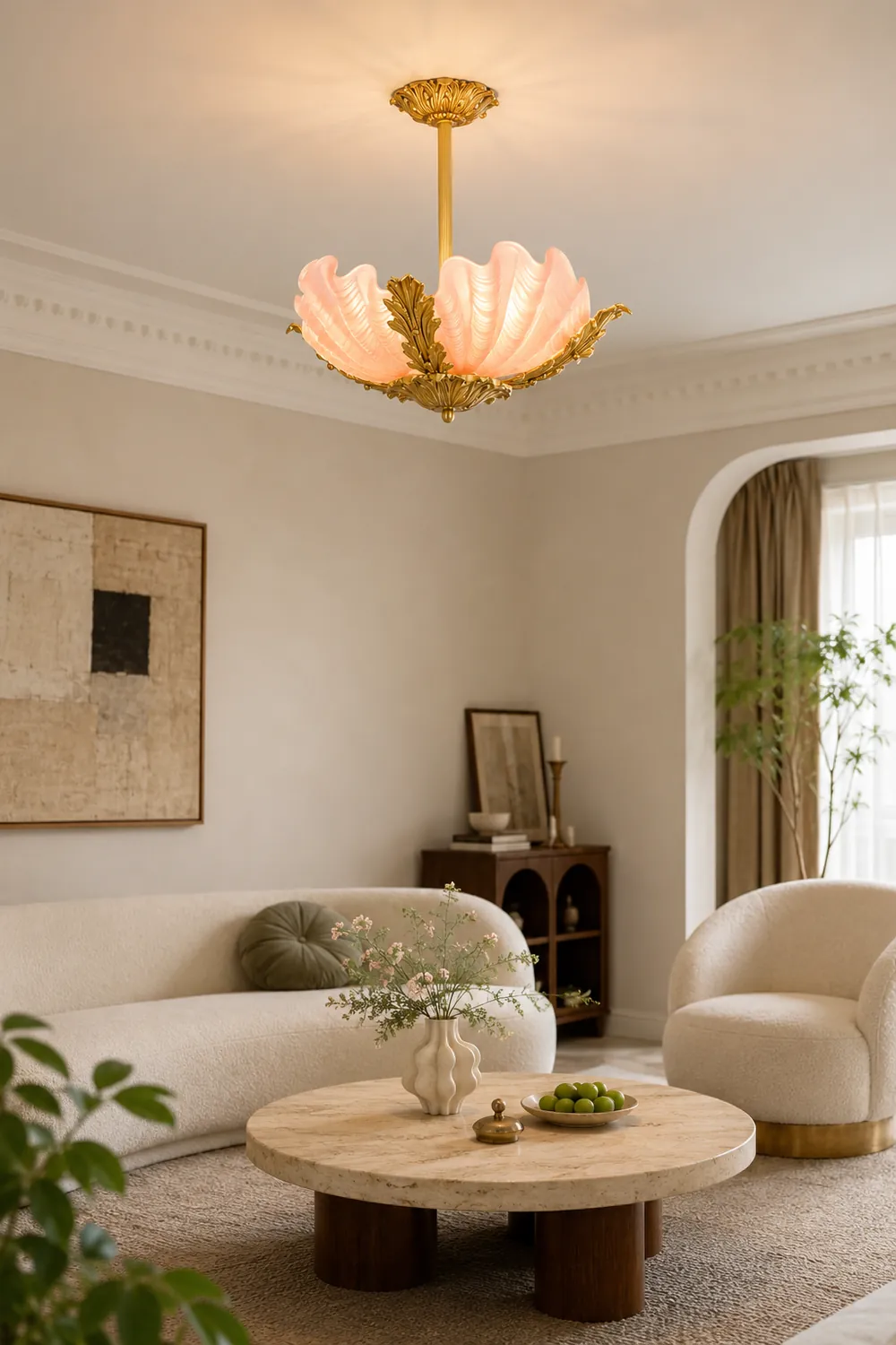Fazzo Shell Chandelier - Lumpaz