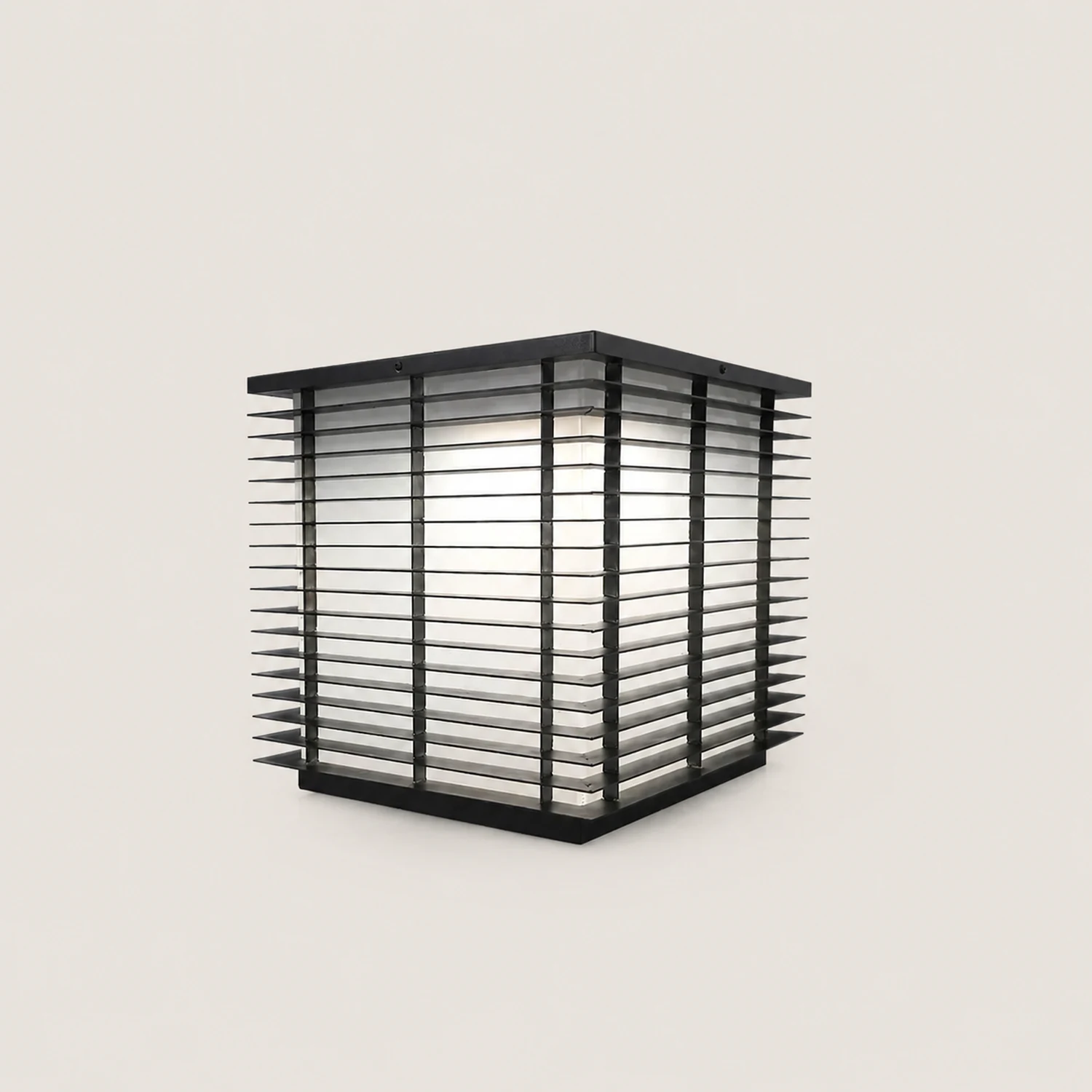 Dojo Lantern Outdoor Lamp With Solar Panel - Lumpaz