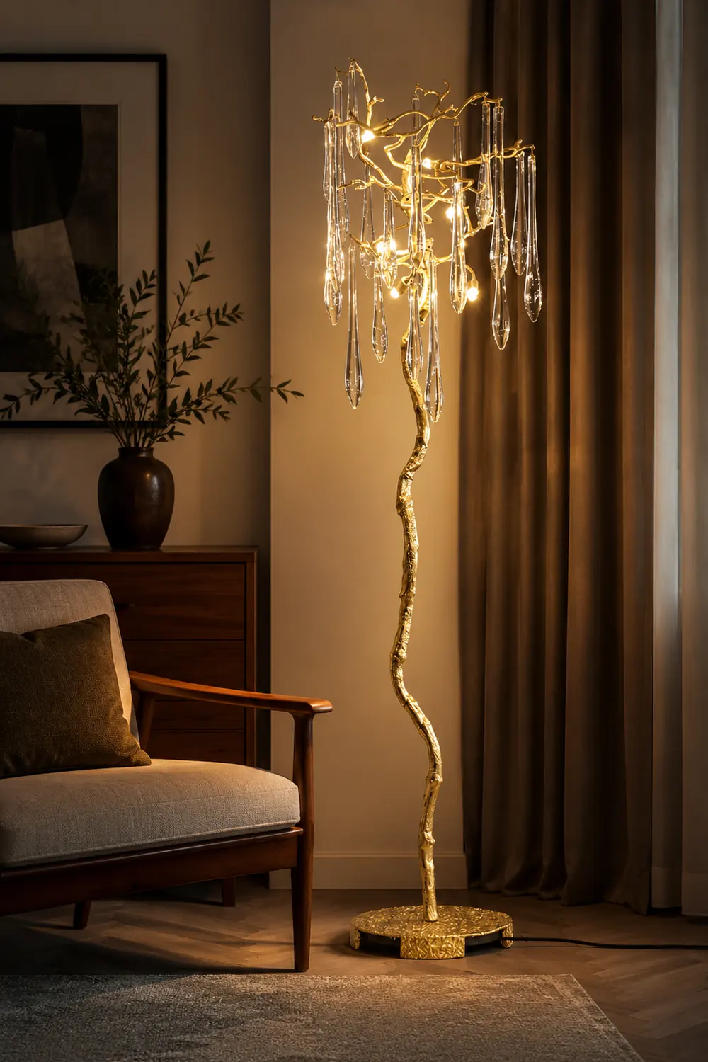 Aqua Babylonica Floor Lamp - Lumpaz