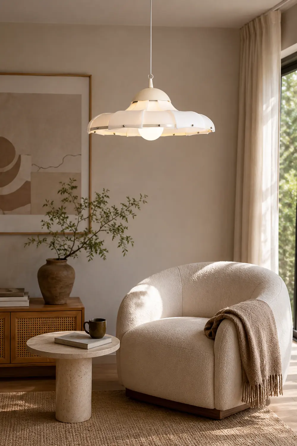 Swirl Pendant Lamp - Lumpaz