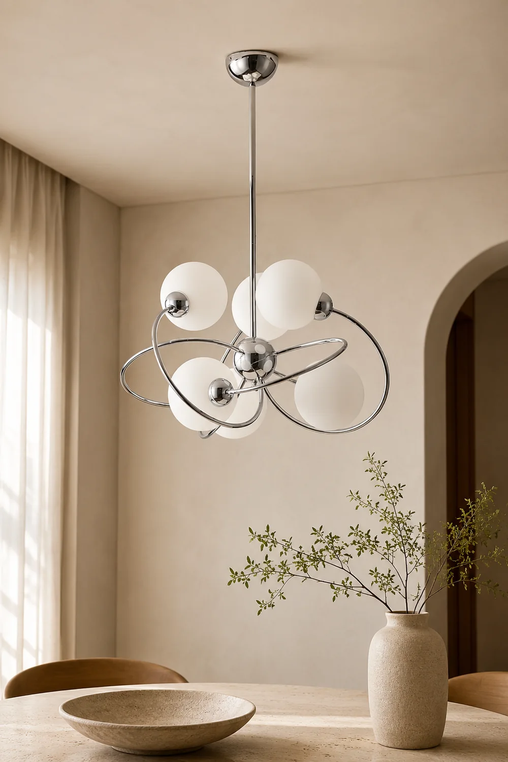 Sputnik Space Age Chandelier - Lumpaz