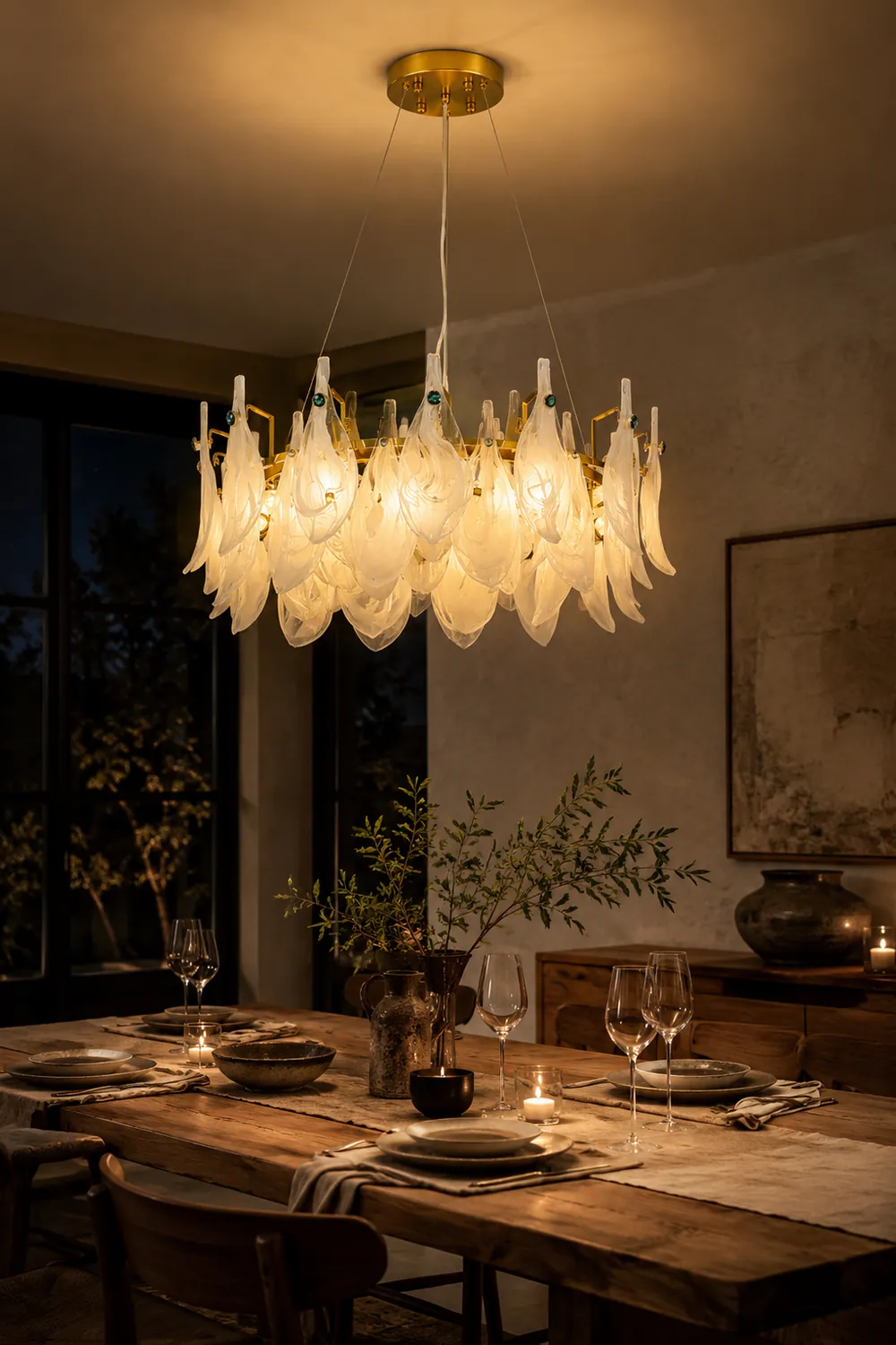 Valentino Cloud Glass Chandelier - Lumpaz