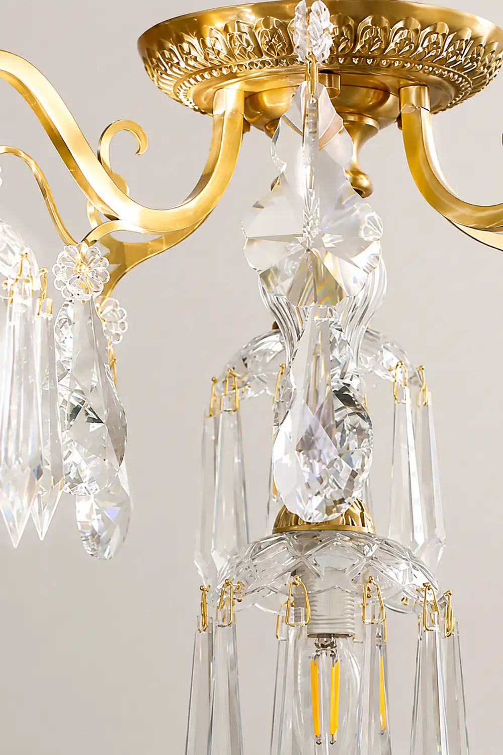 Astrid Droplet Glass Chandelier - Lumpaz