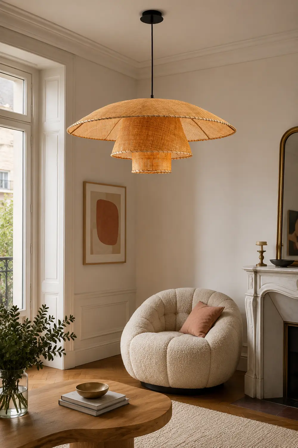 Lola Ratten Pendant Lamp - Lumpaz