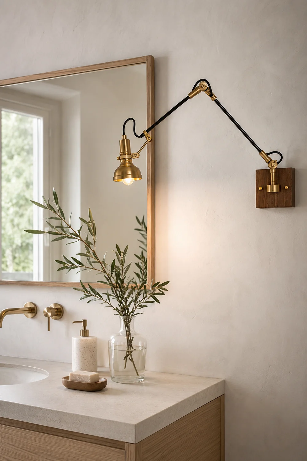 Kane Swing Arm Wall Lamp - Lumpaz