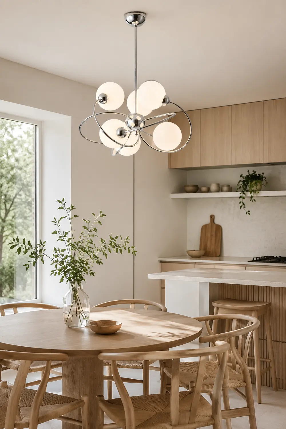 Sputnik Space Age Chandelier - Lumpaz