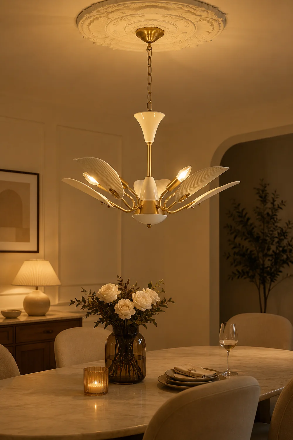 Franco Ceramics Chandelier - Lumpaz