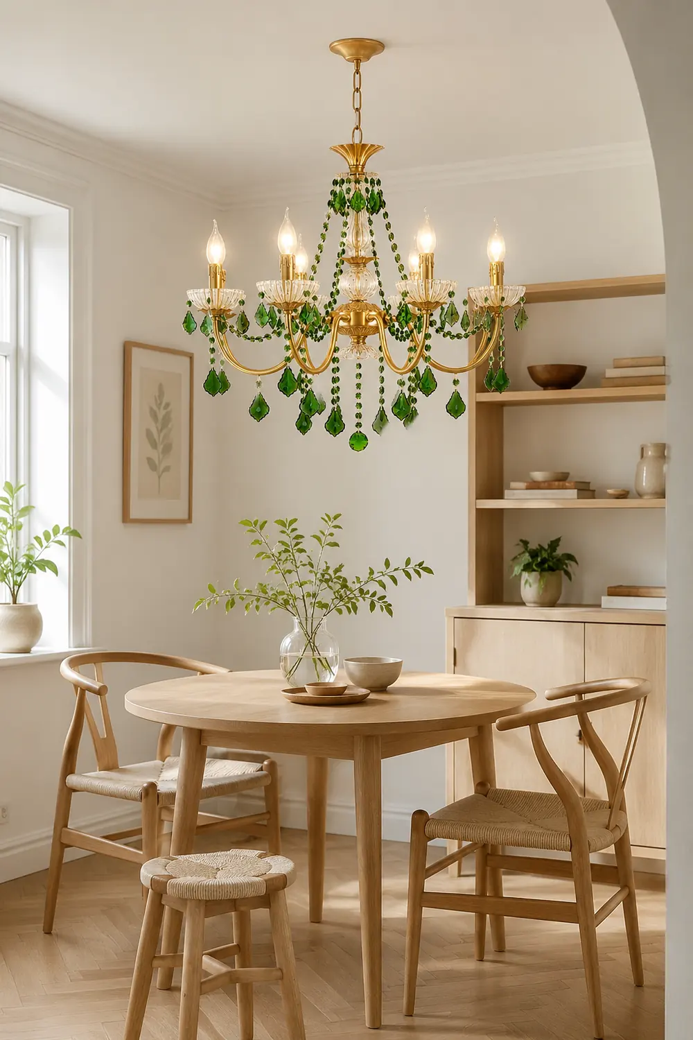 Magdalena Brass Chandelier - Lumpaz
