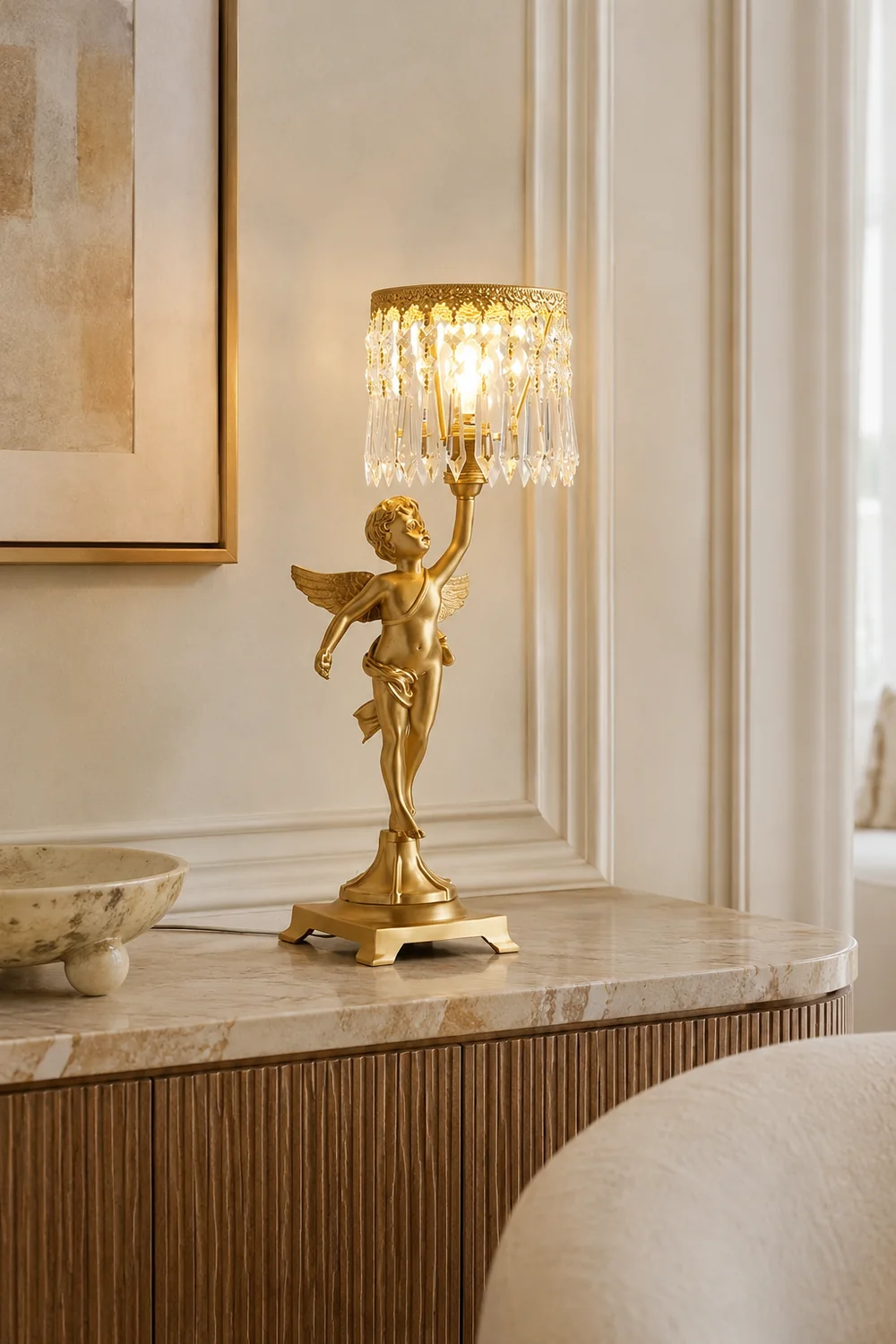 Angel Crystal Table Lamp - Lumpaz