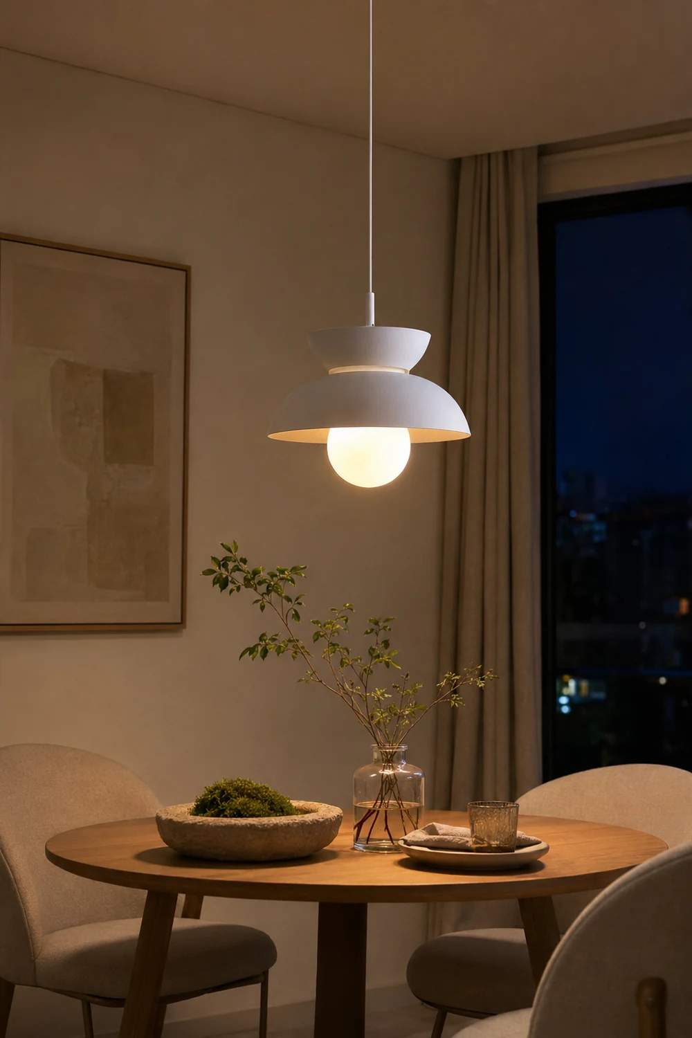 Macaroon Colorful Simple Round Pendant Light - Lumpaz