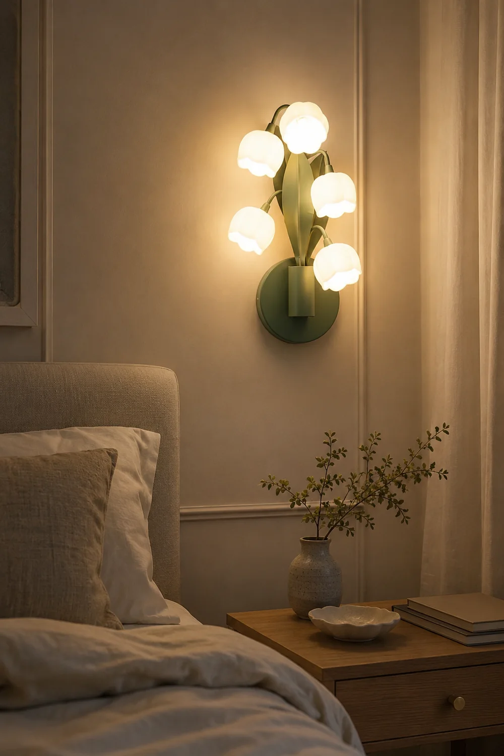 Bell Orchid Wall Lamp - Lumpaz